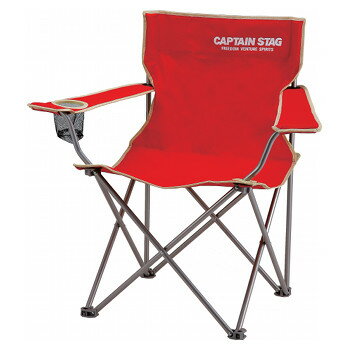 キャプテンスタッグ(CAPTAIN STAG) パレット ラウンジチェア typeII チェアー/椅子/キャンプ/レジャー用 レッド M-3914