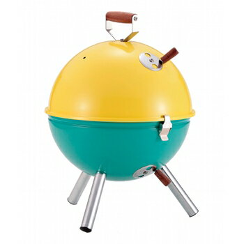 キャプテンスタッグ(CAPTAIN STAG) マルチ ミニバーベキューコンロ 2-3人用 イエロー×グリーン M-6373