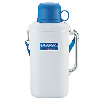 キャプテンスタッグ(CAPTAIN STAG) 抗菌ペットクーラー(保冷剤付) 2L・1.5L ホワイト×ブルー M-1487