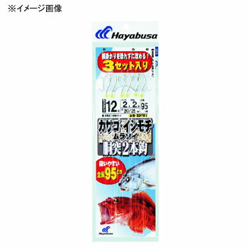 ハヤブサ(Hayabusa) カサゴ・イシモチ・ムラソイ 胴突2本鈎 鈎13/ハリス3 白 SD781