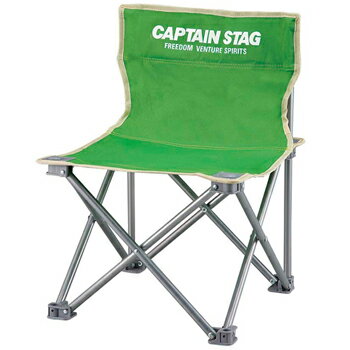 キャプテンスタッグ(CAPTAIN STAG) パレット コンパクトチェアミニ チェアー/椅子/キャンプ/レジャー用 ライトグリーン M-3917