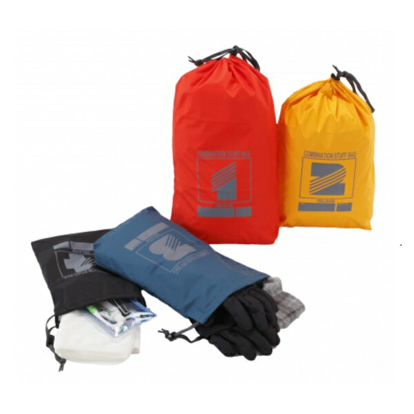 イスカ ISUKA Stuff Bag Kit スタッフバッグキット 4枚セット アソート 357000