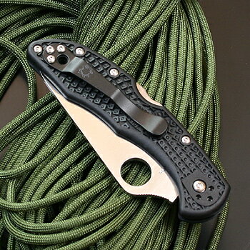 Spyderco(スパイダルコ) #1011 デリカ 4 (半波刃)ブラックハンドル通販格安セール情報 楽天 通販