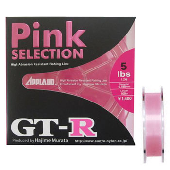 サンヨーナイロン GT-R PINK-SELECTION 100m 5lb ピンク