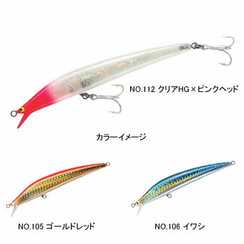 タックルハウス(TACKLE HOUSE) M108 108mm NO.105 ゴールドレッド M-108