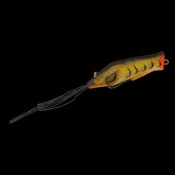 仕様／規格●サイズ：76mm●ウェイト：14g●タイプ：フローティング●デプス：サーフィス●カラー:E03　シースルーナチュラルシュリンプサイズ76mmカラーE03 シースルーナチュラルシュリンプメーカー品番10426商品説明●奇をてらったようなネーミングとボディ形状の「エビガエル」。しかし、狙ったのはABSボディーポッパーと同等以上のポップ＆スライド。高いスナッグレス性能でカバー奥に打ち込み、狭いカバー奥だからこそ一発でバイトさせたい、そんな優れたアクションを求めた形状です。エビを思わせる細身円筒ボディにロールを誘発するシングルテール。一点ウエイトとすることで鋭いポッピングターンと水押しスライドを生み出します。細身ボディにもかかわらず不安なフックポイントはしっかりとガード。それでいてバイトに対してはやわらかく潰れてフッキングするのは、「NF60」譲りの肉薄3Dボディシェイプ＆オリジナルフックならでは。レイダウン、オーバーハング奥へのスキッピング、リザーバーのゴミだまりなどへのアプローチはもちろん、中空ならではの「ポトン！」という自然な着水音を生かしオープンウォーターまでも得意とする「ソフトボディーのスナッグレスポッパー」が「エビガエル」です。ポップサウンドによるアピール力でカバー中に沈んだビックバスをも引き上げてバイトに持ち込んで下さい。商品属性●魚種:[ バス ]●カラー:[ マルチカラー ]●ルアーの種類:[ トップウォーター ]関連ワード●釣り具 釣具 つり具 バス釣り かえるジャンル識別情報：/g1007/g208/g308/mA62/※納期表示のご説明はこちら