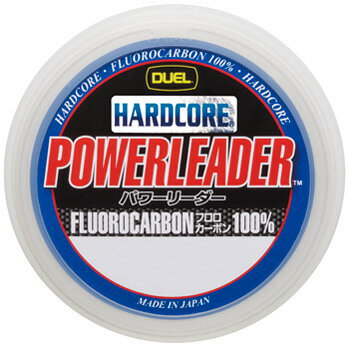 デュエル(DUEL) HARDCORE POWERLEADER FC 50m 8号/30lb ナチュラルクリアー H3342