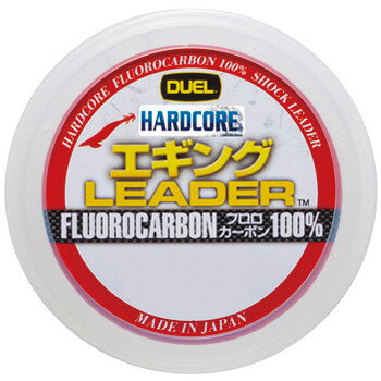 デュエル(DUEL) HARDCORE エギング LEADER 30m 2号/8lb ナチュラル H3375