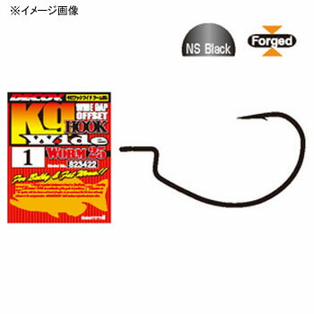 カツイチ(KATSUICHI) キロフックワイド ワーム 25 #2 NS Black