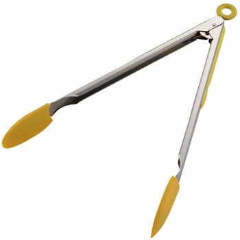 キャプテンスタッグ(CAPTAIN STAG) シリコンクック マルチ ヘラトング 30cm イエロー UG-3209