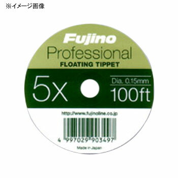 フジノナイロン プロフェショナル フローティングティペット 100ft/10X F-6