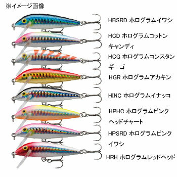 Rapala(ラパラ) カウントダウン アバシ 70mm HPHC ホログラムピンクヘッドチャート CDA7