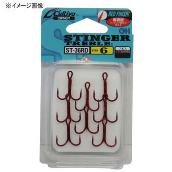 オーナー針 ST-36RD スティンガートリプルフック #8 レッド 11630のサムネイル