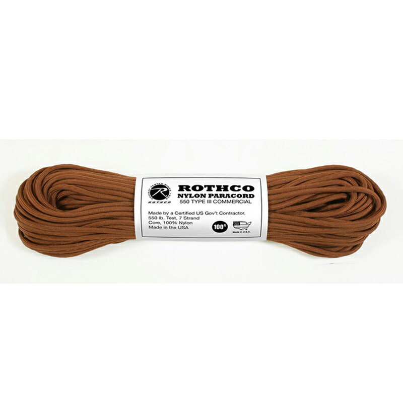 ROTHCO(XR) iCpR[h 30m(100ft) 30m CHOCOLATE BRN 02-03-para-0003