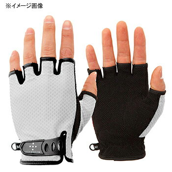 アクシーズクイン(AXESQUIN) UV Mesh Finger Cut Glove L ライトグレイ AG6707