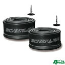 SCHWALBE(シュワルベ) 【正規品】チューブ 20インチ【2本セット】 サイクル/自転車 仏式バルブ 20×1-1/8(451) 7ASV