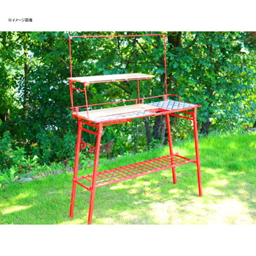 ネイチャートーンズ(NATURE TONES) The Kitchen Counter Table(キッチンカウンターテーブル)+オプションセット レッド KCT-R+OP 大型便
