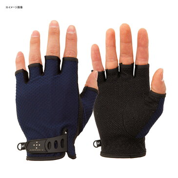 アクシーズクイン(AXESQUIN) UV Mesh Finger Cut Glove M ネイビー AG6707