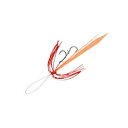 オーナー針 CU-340S スカートフック セブンスライド 10号 02 オレンジ 13216(4)