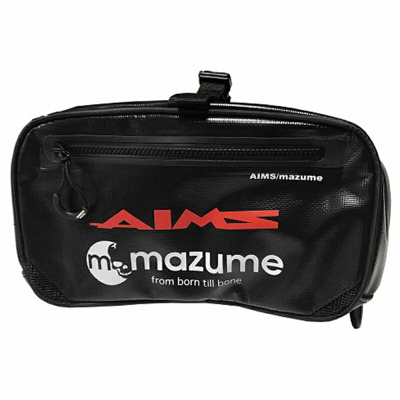MAZUME(マズメ) mazume×AIMS ウェット スタイル ウエスト バッグ ブラック MZBK-328-01