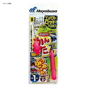 ハヤブサ(Hayabusa) コンパクトロッド かんたんぶっこみ釣りセット 3本鈎 LL HA179