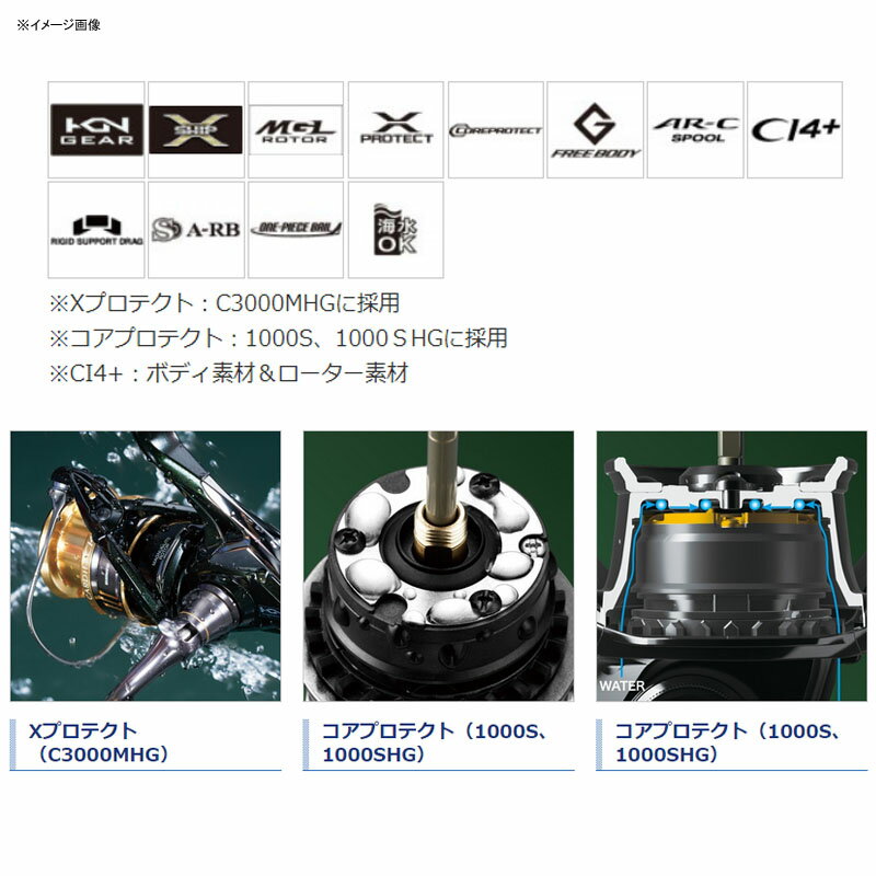 シマノ(SHIMANO) 18カーディフ CI4+ C3000MHG 03935