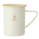 ロゴス(LOGOS) LOGOS LIFE ホーローマグ 400ml イエロー 81280031