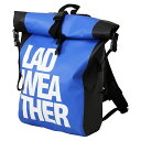 ラドウェザー リュック メンズ LAD WEATHER(ラドウェザー) 防水リュックサック 25L 25L 03(ブルー×ホワイト) ladbag002blwh