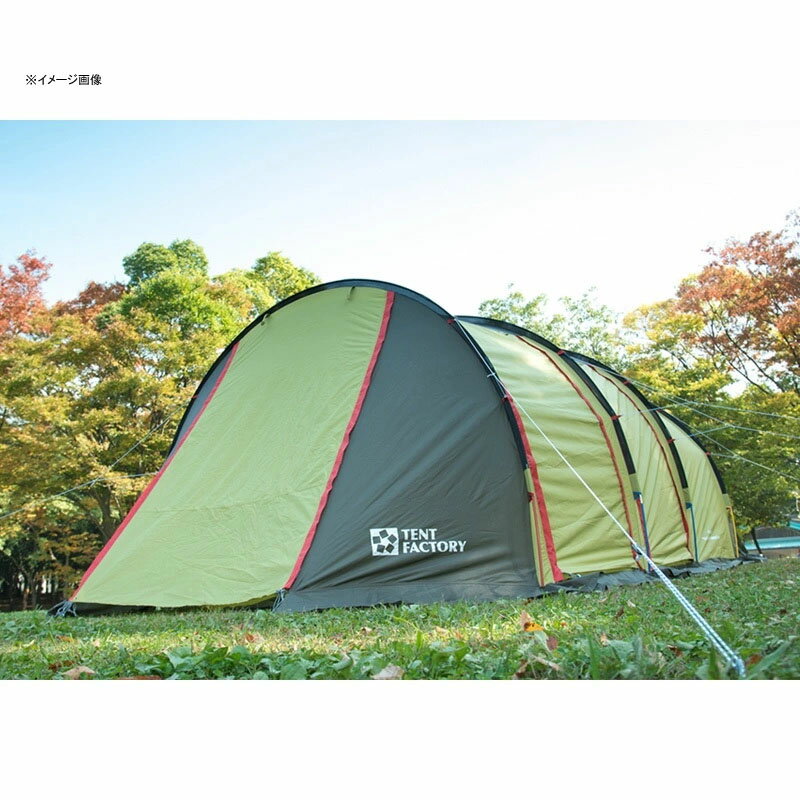 TENT FACTORY(テントファクトリー) フォーシーズン トンネル 2ルームテント L (アルミポール) + トップルーフUV(OLS) L GGR TF-4STU2A-NL通販格安セール情報 楽天 通販