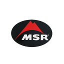 MSR エムエスアール 国内正規品 MSRロゴオーバルステッカー 36904