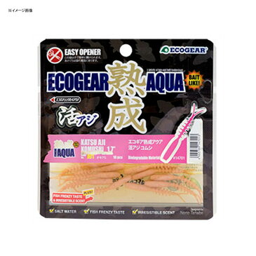 エコギア(ECOGEAR) エコギア熟成アクア 活アジコムシ 1.7インチ J06 ピンクアミエビ(夜光)