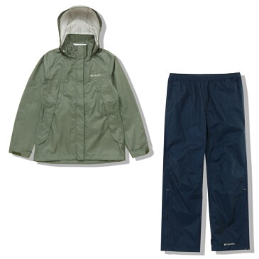 Columbia(コロンビア) シンプソン サンクチュアリ ウィメンズ レインスーツ L-R 316(CYPRESS) PL0125