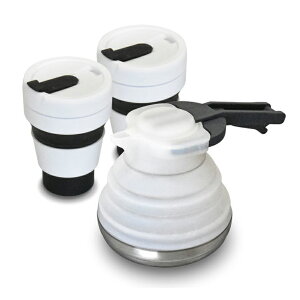 クマザキエイム 折りたたみケトル&カップセット oritam(オリタム) FKC-1015