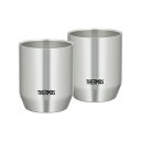 サーモス(THERMOS) 真空断熱カップ 360ml×2 S(ステンレス) JDH-360P-S