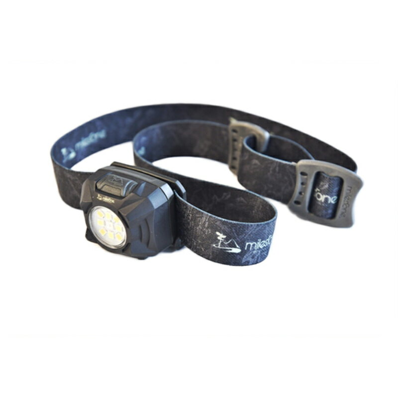 マイルストーン(milestone) ヘッドランプ 最大400ルーメン 充電式 MB(ミッドナイトブラック) MS-G2