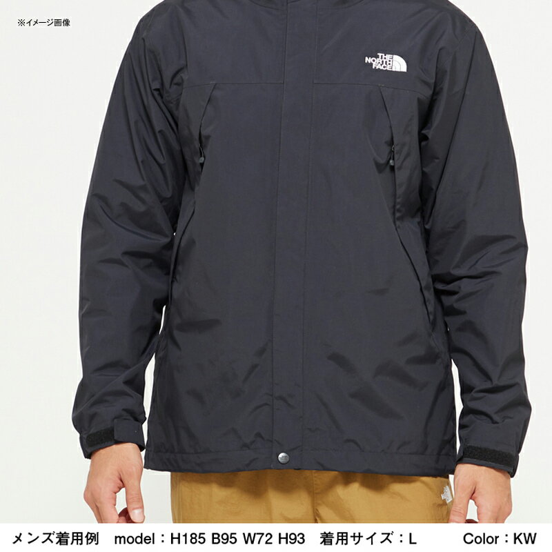 THE NORTH FACE(ザ・ノース・フェイス) 【22春夏】Men's SCOOP JACKET(スクープ ジャケット)メンズ M ブラック×ホワイト(KW) NP61940