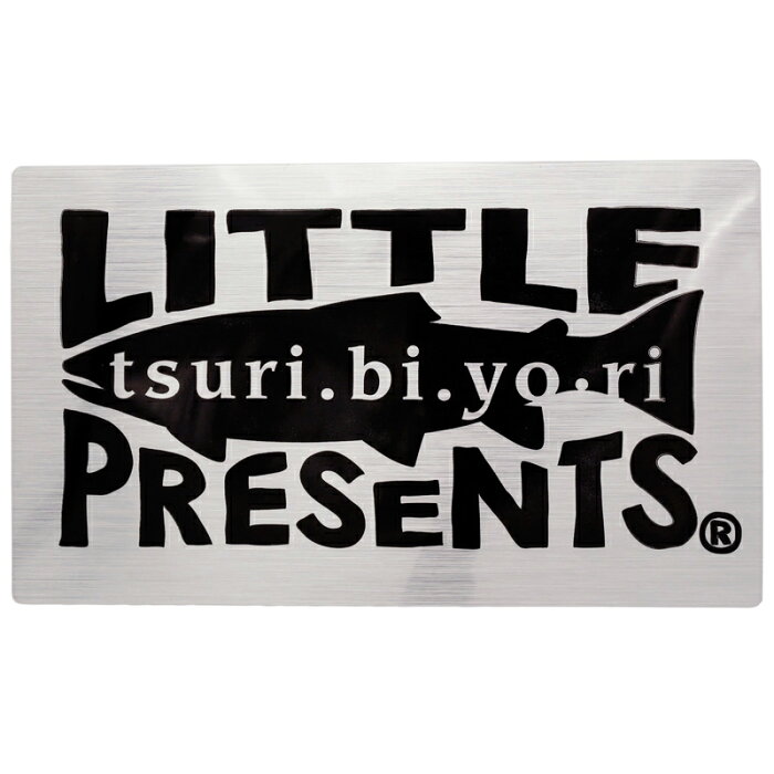 リトルプレゼンツ(LITTLE PRESENTS) LP 釣り日和 ステッカー ブラック(BK) AC-129