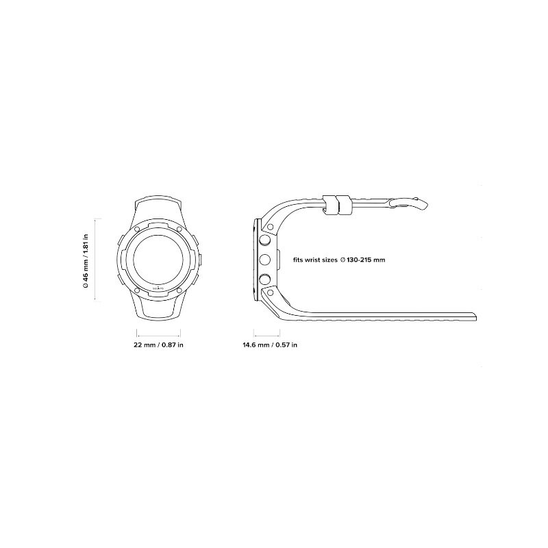 SUUNTO(スント) SUUNTO 5 KAV スント5 White Black SS050446000