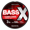 ダイワ(Daiwa) バス-X フロロ 100m 0.8号/3lb ナチュラル 07303481