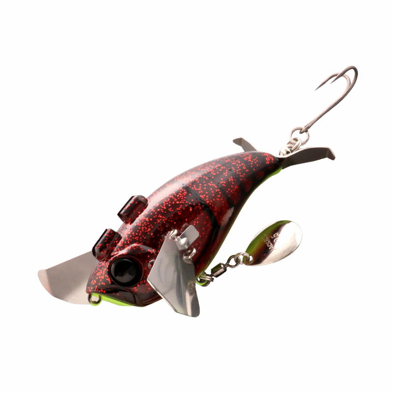 【12/5迄 最大2,000円OFF】 ジャッカル(JACKALL) 爆音 ポンパドール鯰カスタム 79mm チャーベリザリ