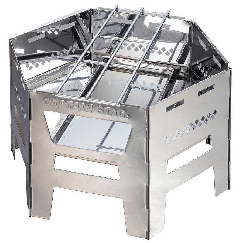 キャプテンスタッグ(CAPTAIN STAG) ヘキサ ステンレスカマドグリル UG-73通販格安セール情報 楽天 通販