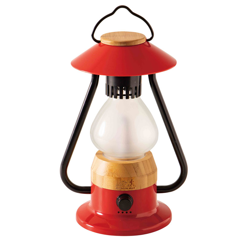 アウトドアマン(OUTDOOR MAN) 最大250ルーメン アンティークランタン 電池式 レッド KOLT-004R通販格安セール情報 楽天 通販