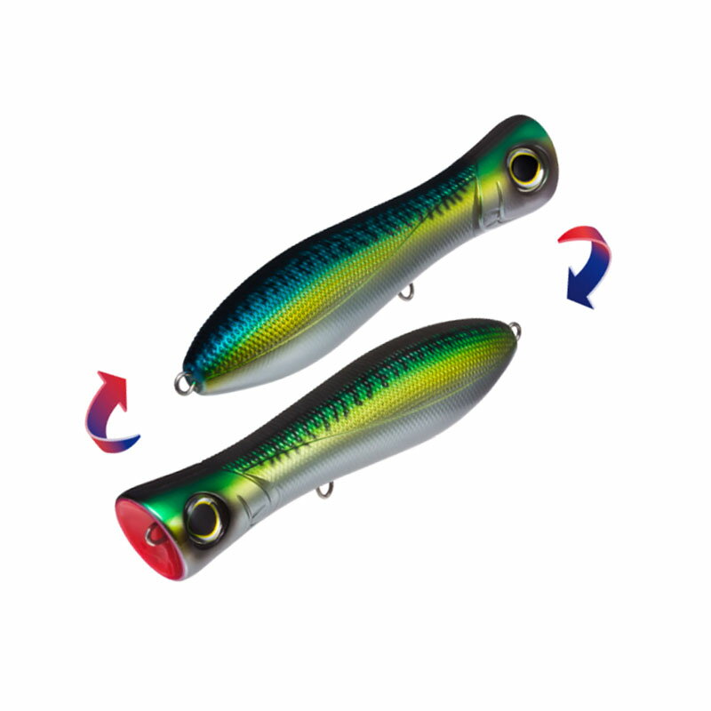 【12/1 最大2,000円OFFクーポン&全品P2】 デュエル(DUEL) ブルポップ 150mm CM(マッカレル) R1154-CM