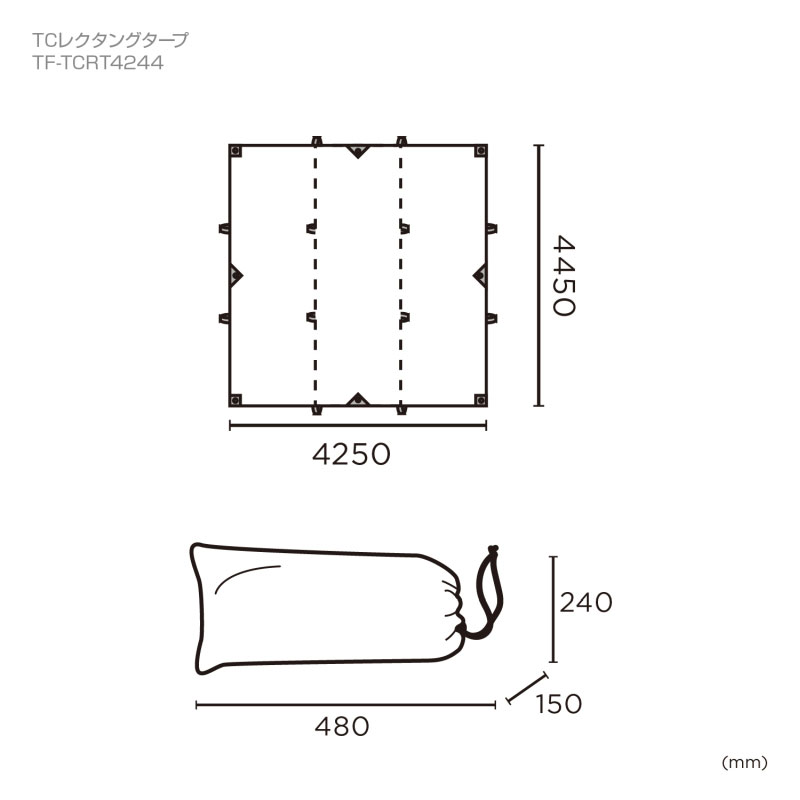 TENT FACTORY(テントファクトリー) TCレクタングタープ MG TF-TCRT4244R通販格安セール情報 楽天 通販