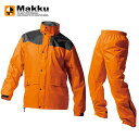 マック(Makku) レインハードプラス2 ユニセックス M オレンジ AS-5400