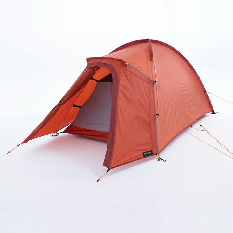 FORCLAZ(フォルクラ) キャンプ トレッキング 登山用テント 3シーズン用 自立式 TREK 100 2人用 2人用 テラコッタ 2878243-8556121