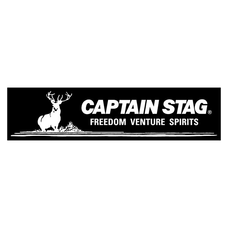 キャプテンスタッグ CAPTAIN STAG ステッカー ロゴマーク BLK UM-1531