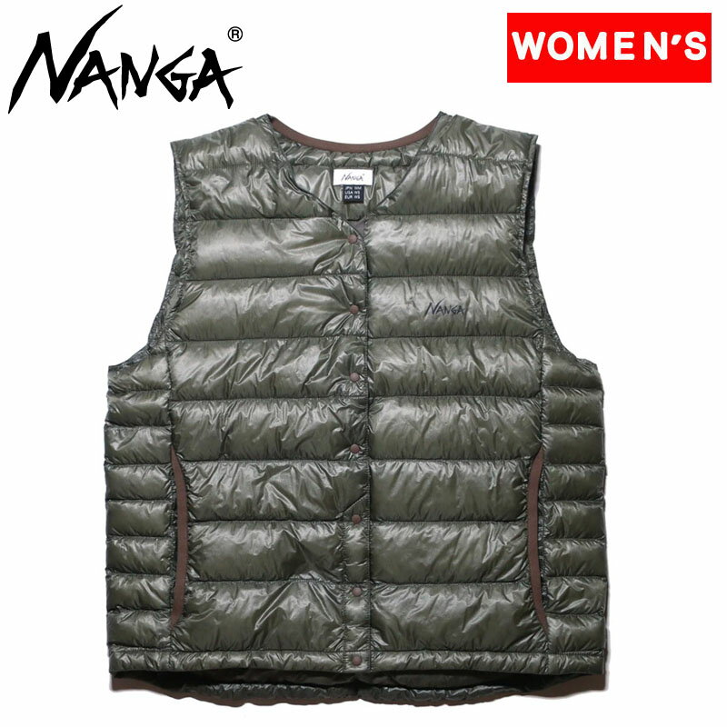 ナンガ(NANGA) INNER DOWN VEST(インナー ダウン ベスト ウィメンズ) WL KHA(カーキ) ND2242-1B313