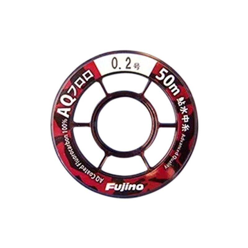 【12/5迄 最大2,000円OFF】 フジノナイロン AQフロロ 鮎 水中糸 50m 0.4号 クリアー A-107