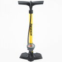 パナレーサー(Panaracer) BFP-PGAY2-LH ゲージ付フロアポンプ 英/米/仏 空気入れ/サイクル/自転車 イエロー BFP-PGAY2-LH
